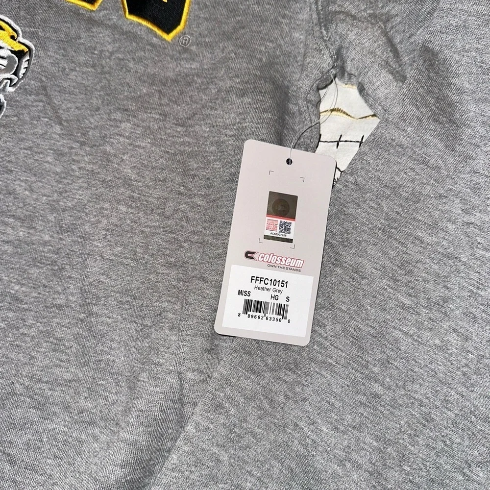 Mizzou Tigers Colosseum Arch & Logo Crew Neck Sweatshirt - Heather Gray - Picture 2 of 3